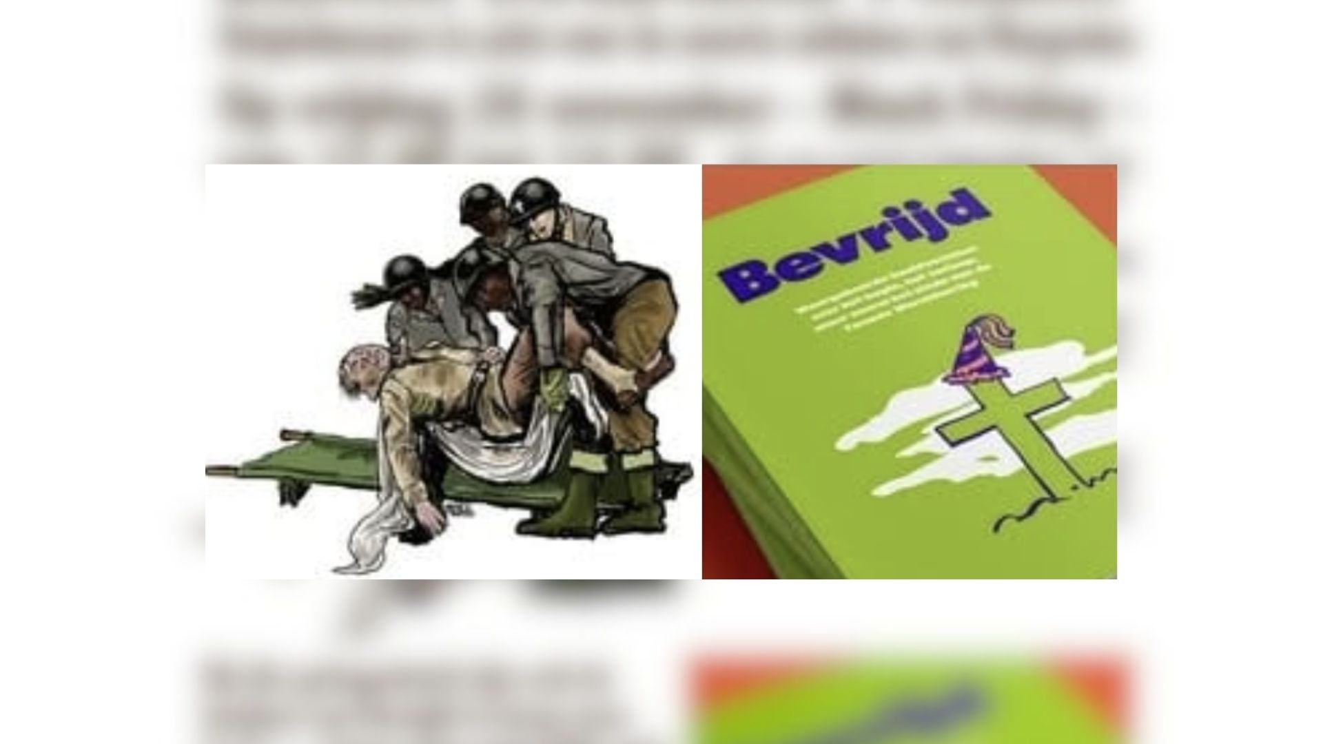 Striptekenaars voeren actie voor zwarte soldaten op Black Friday