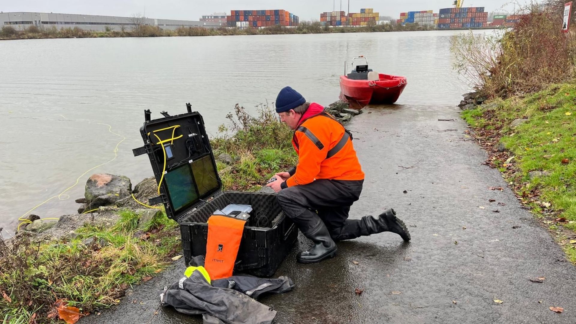 Erik Jan en zijn vrijwilligersteam vond donderdagavond de vermiste persoon in het Julianakanaal: 'Hi