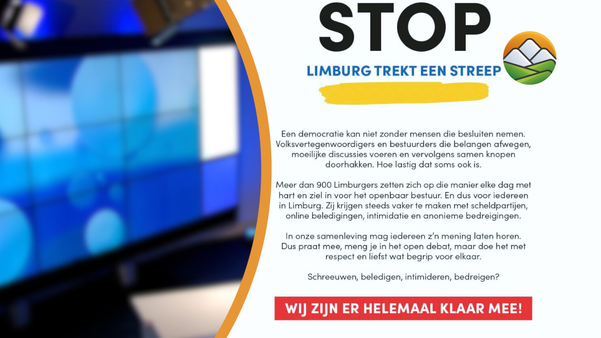 Vandaag Nieuws: politici willen einde aan bedreigingen en intimidatie