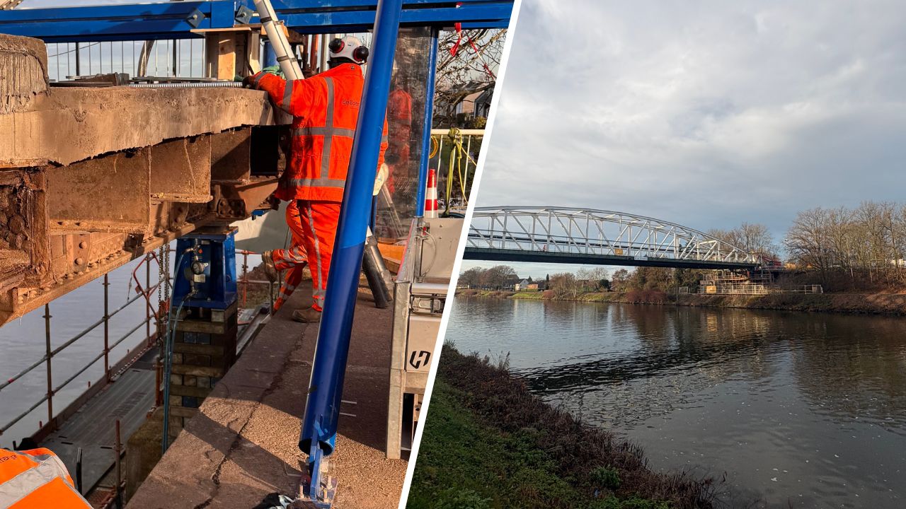 De brug in Urmond staat ineens anderhalve meter hoger: 'Dit is het huzarenstukje'